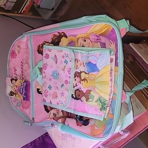 Disney book bag and lunch bag set